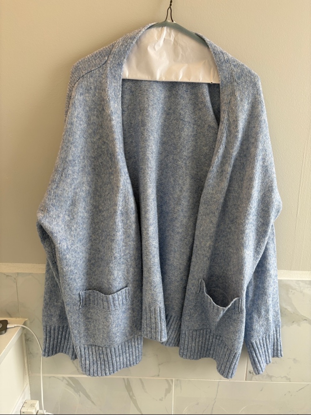 Ella Moss Light Blue Knit Cardigan